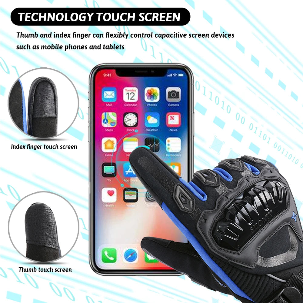 SUOMY Winter Warm Women Motorcycle Gloves