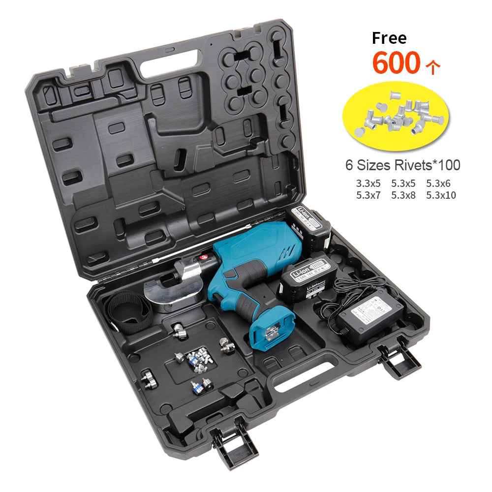 Pressure Adjustable Sheet Metal Clinching Machine Rivet Gun Electric Riveter