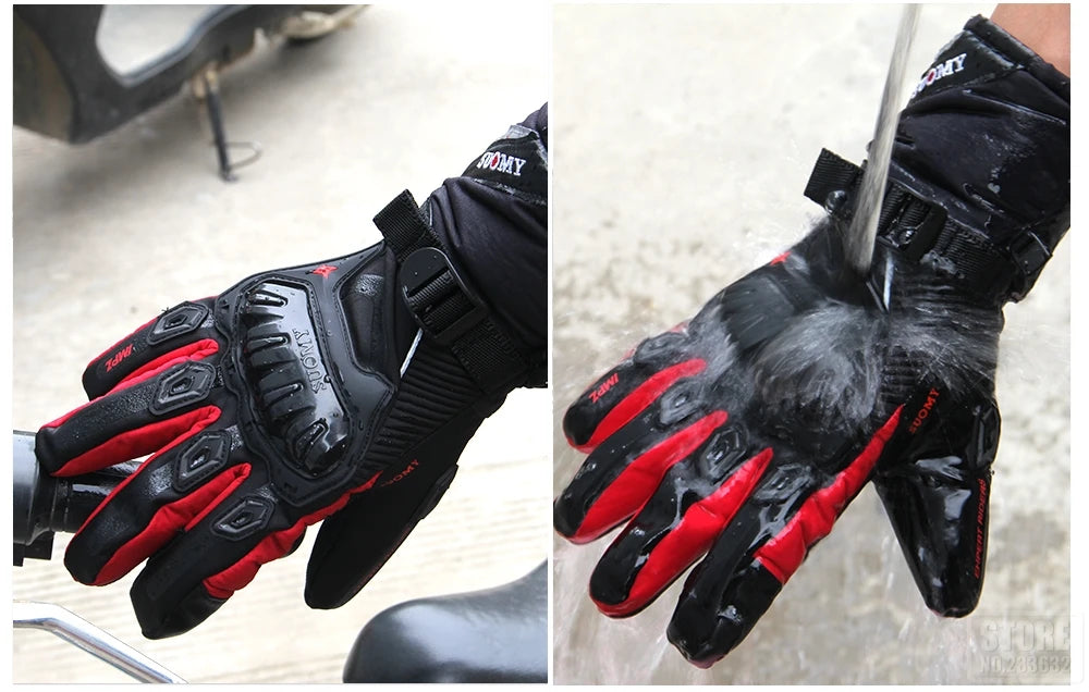 Motorcycle Gloves Windproof Waterproof Guantes Moto Men Motorbike Riding Gloves