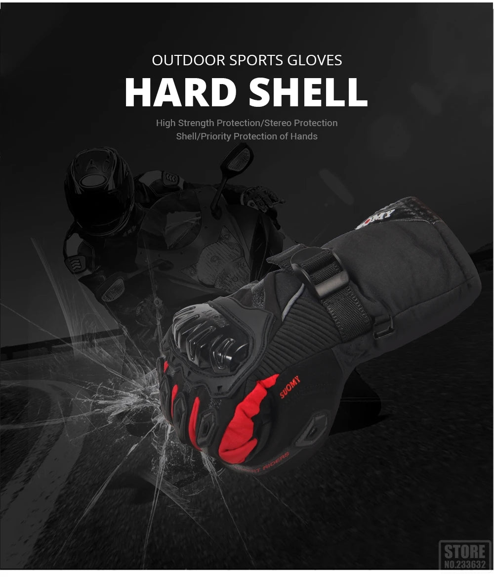 Motorcycle Gloves Windproof Waterproof Guantes Moto Men Motorbike Riding Gloves