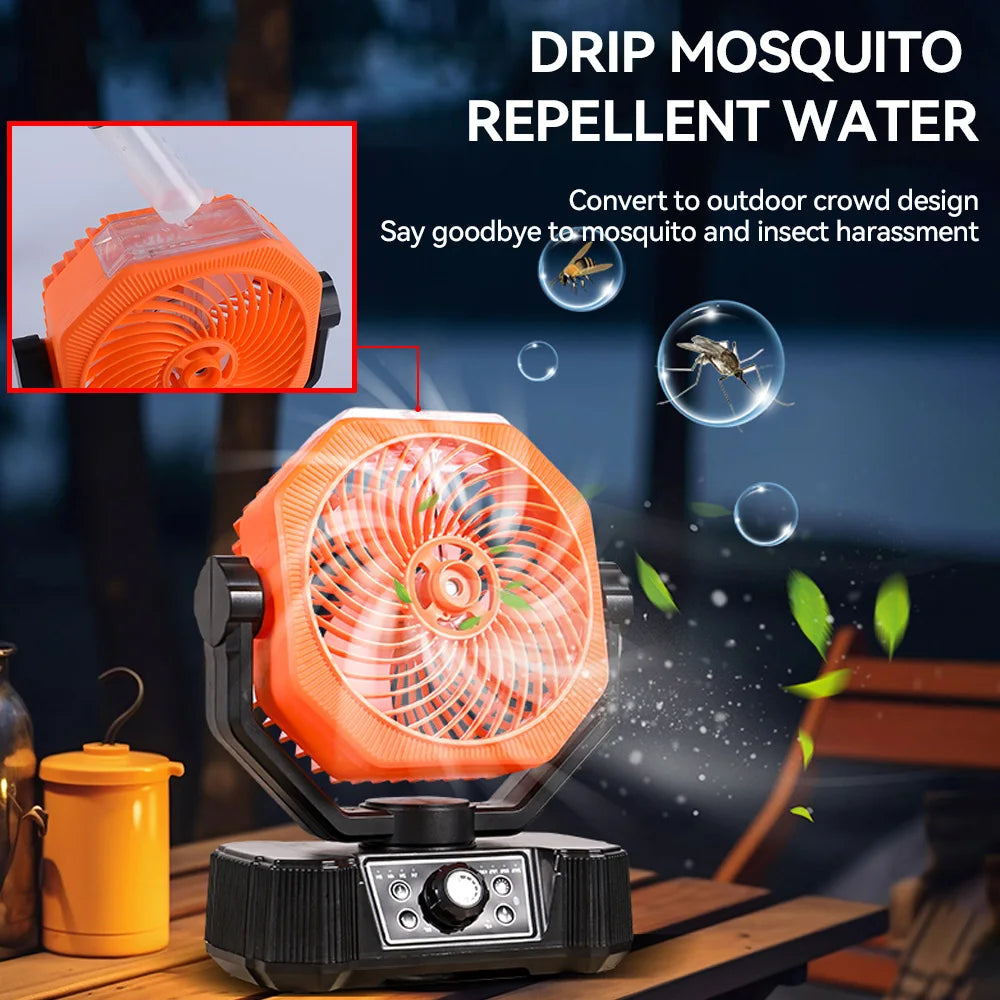 New 7500mah Portable Rechargeable Fans
