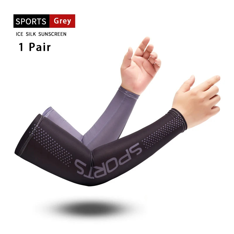 1 pair Cool Cycling Sport Cooling Arm Sleeves