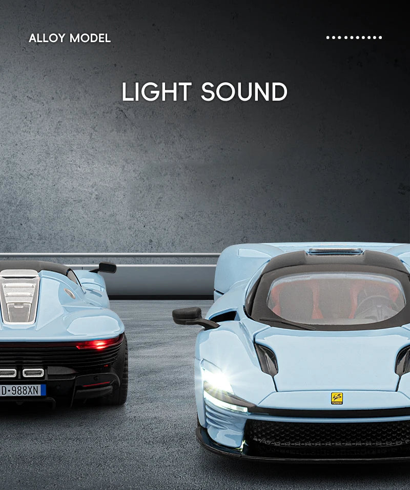 1:32 SP3 Daytona Alloy Sports Car Model
