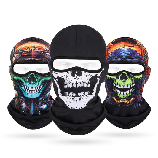 Multifunctional Outdoor Men Balaclava Skull Masks