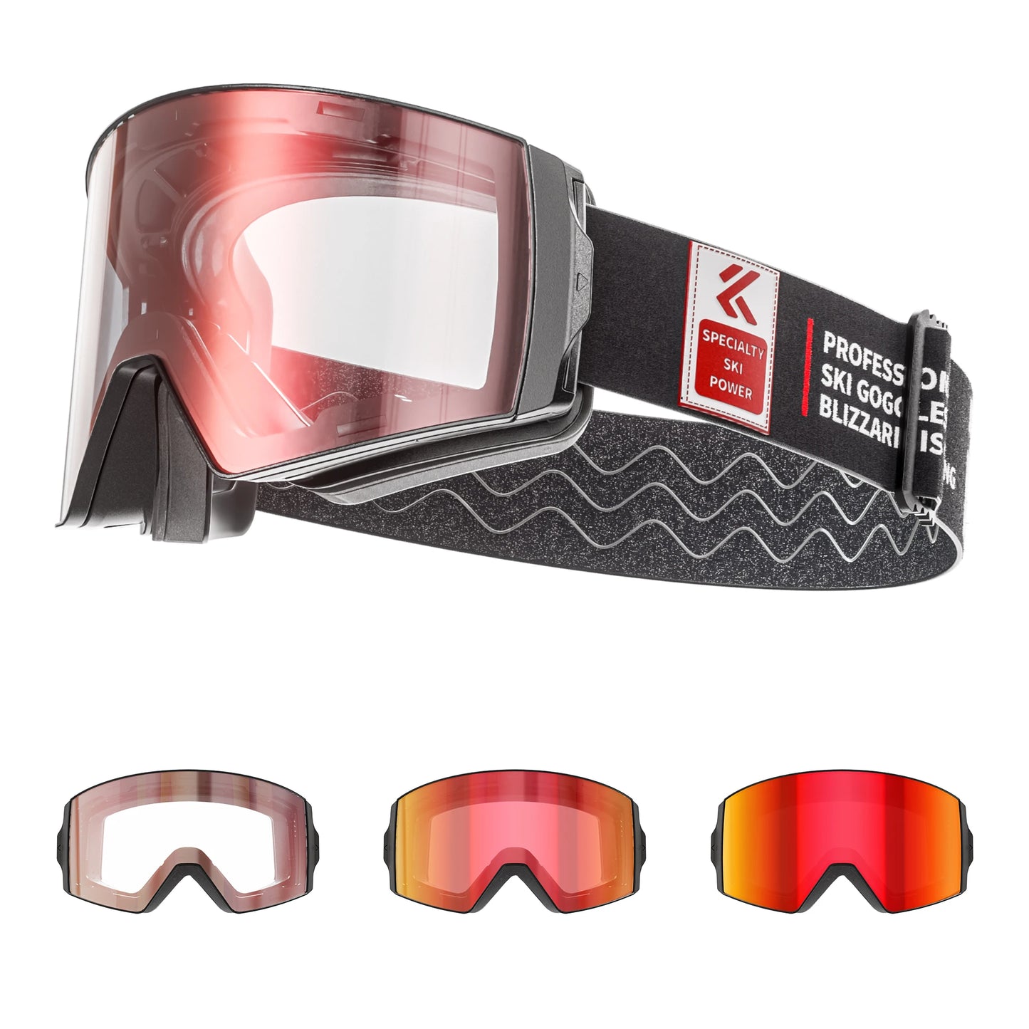 Kapvoe Photochromic Ski Goggles