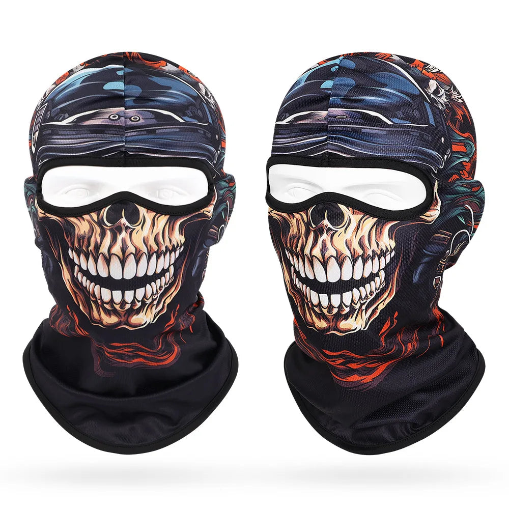 Multifunctional Outdoor Men Balaclava Skull Masks