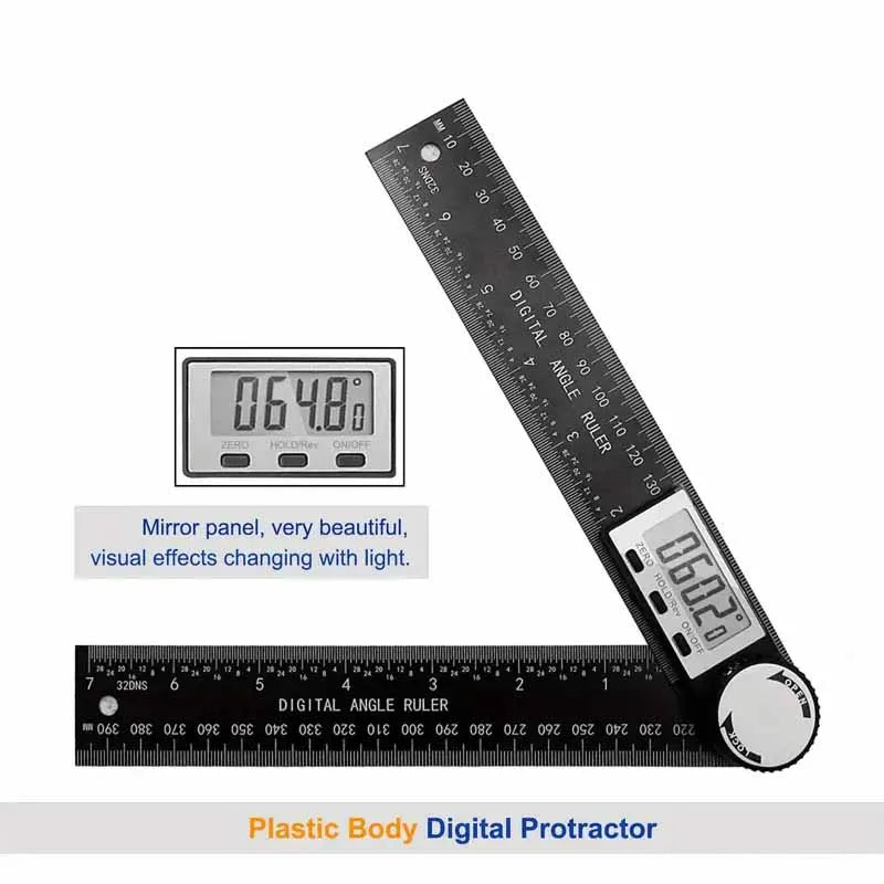 1 PC 2 in 1 Digital Angle Detector Scale