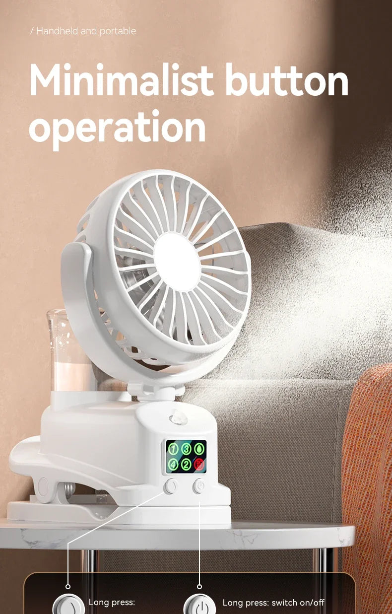 Refrigerating Clip Spray Fan