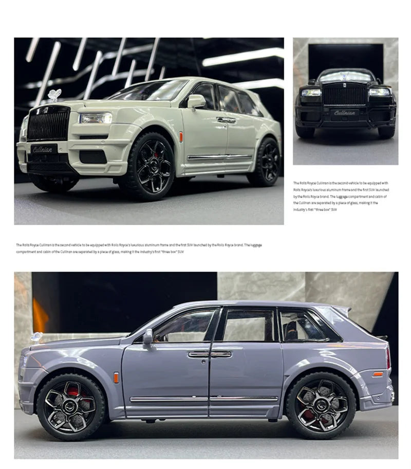1/20 Rolls Royce SUV Cullinan Alloy Luxy Car Model Diecast Metal Vehicles Car Model