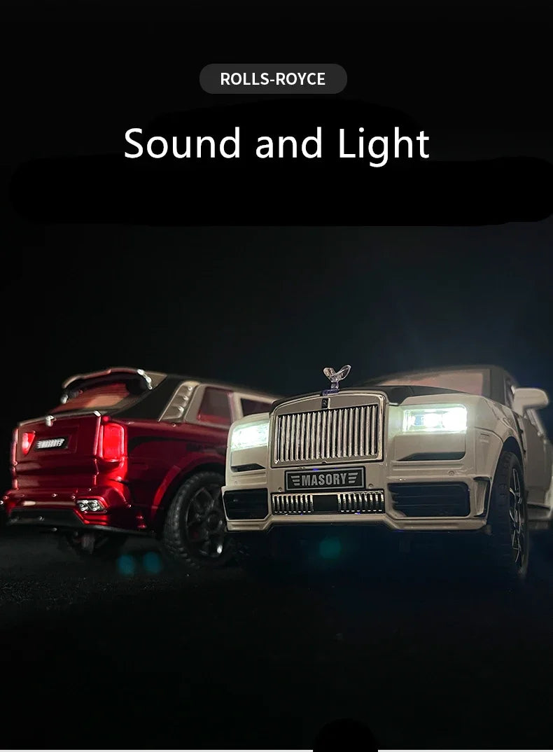 1:24 Rolls Royce Cullinan Masory SUV Alloy Luxy Car Model