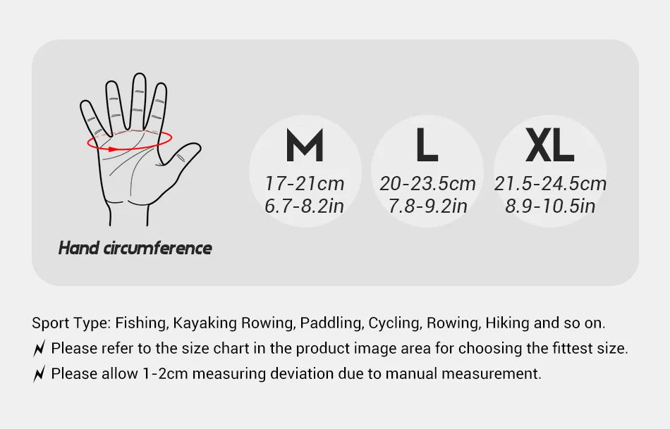Noeby Fishing Gloves Non-slip Full Finger
