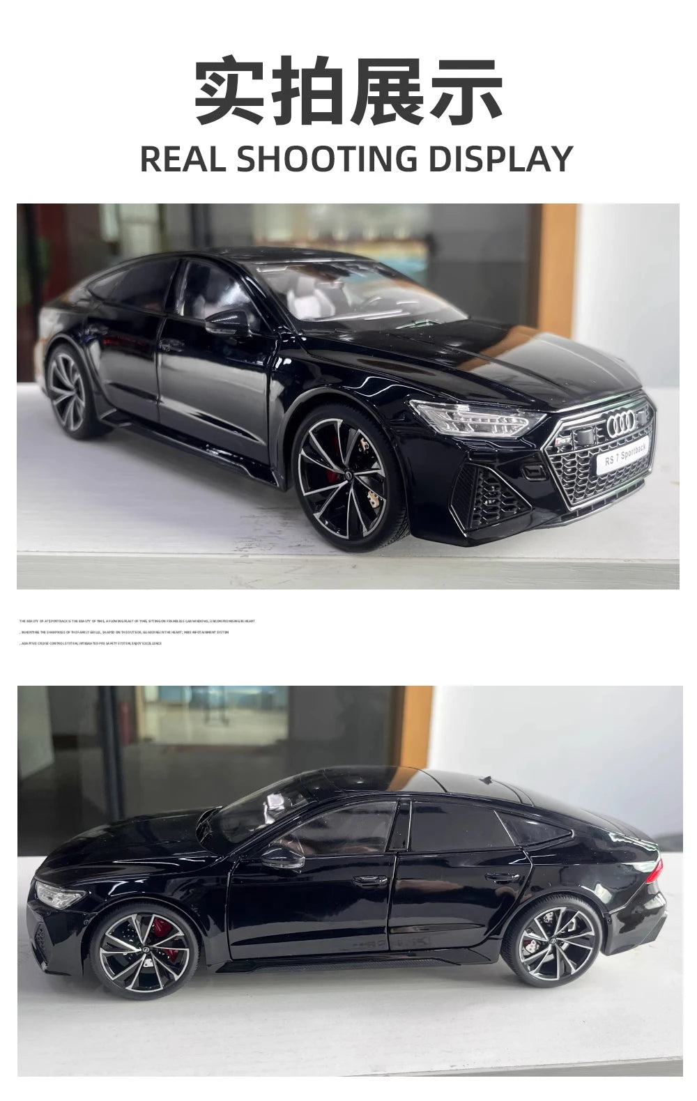 Simulation 1:18 AUDI RS7 Sportback Alloy Car Model