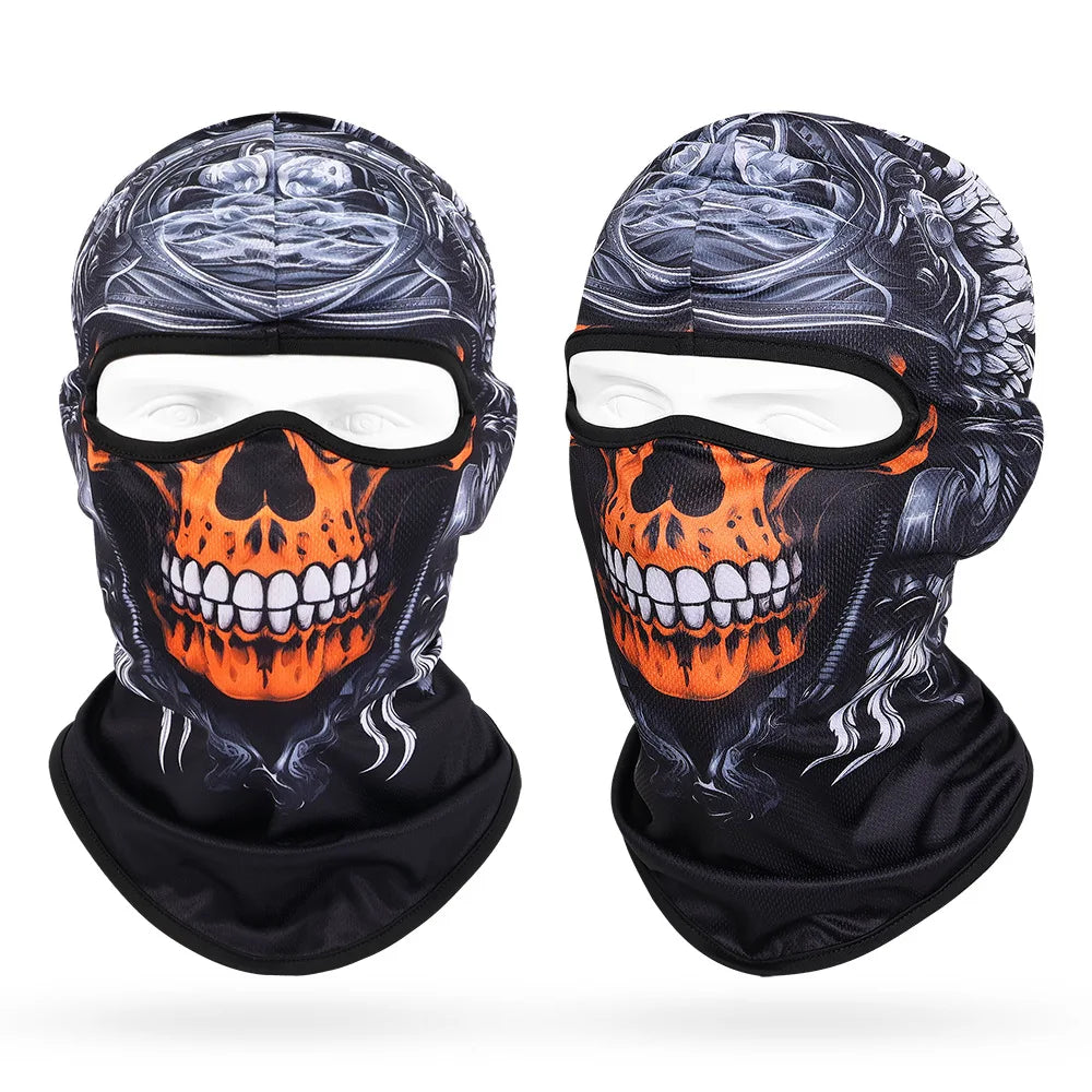 Multifunctional Outdoor Men Balaclava Skull Masks