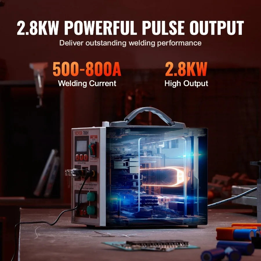 Battery Spot Welder 788H Pulse Spot Welder Battery Charger