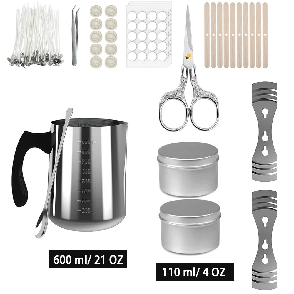 Gemos Candle Making Kit with 500W Electronic Stove