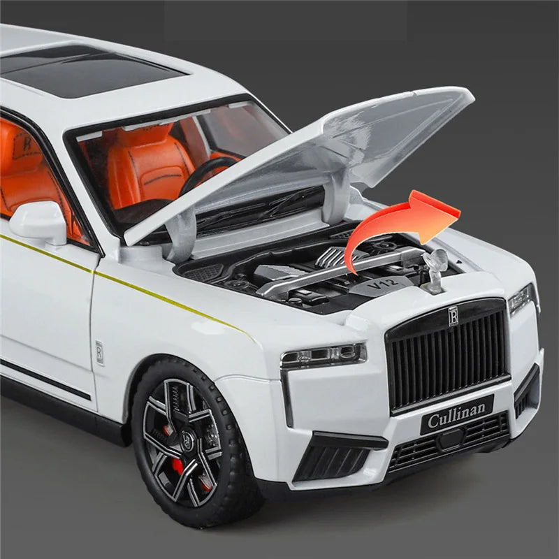 1/24 2025 Rolls Royce SUV Cullinan Alloy Luxury Car Model
