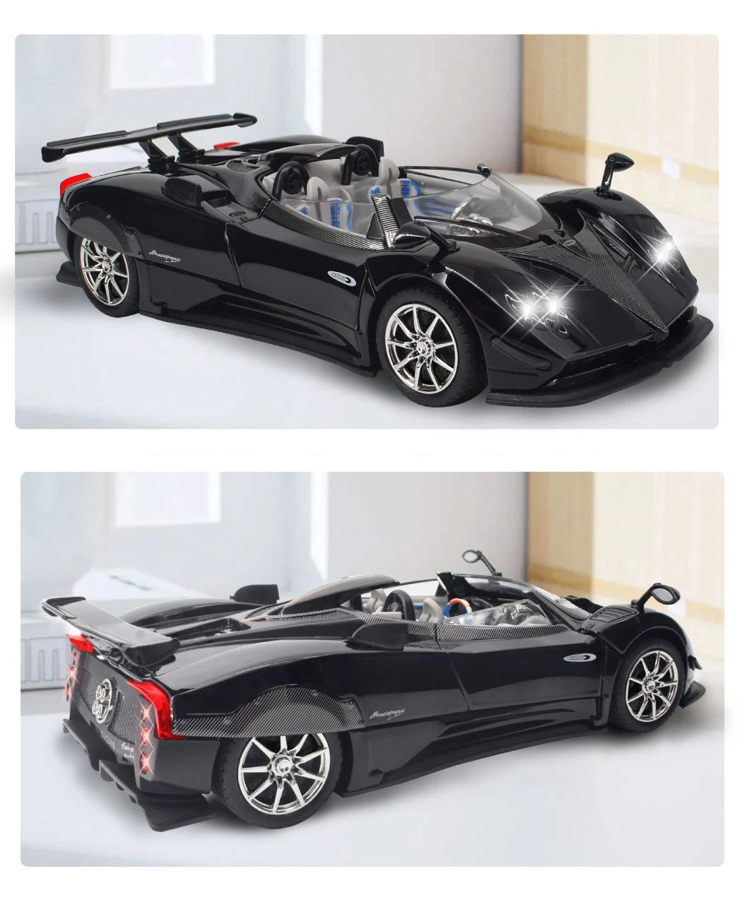 1:24 Pagani Zonda HP Barchetta Supercar Alloy Car Model
