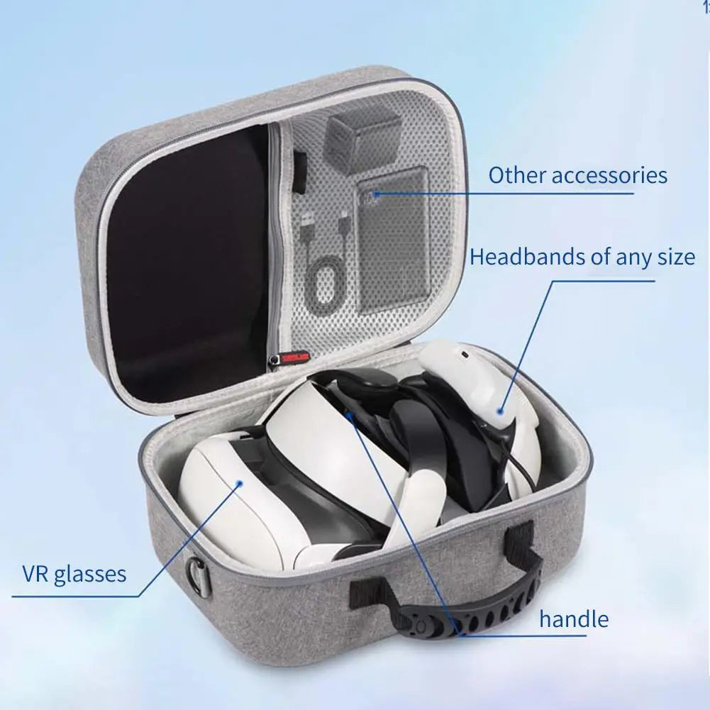 Carrying Case For BOBOVR M3 Pro BOBOVR S3 Pro Meta Quest 3 Kiwi Elite Head Strap