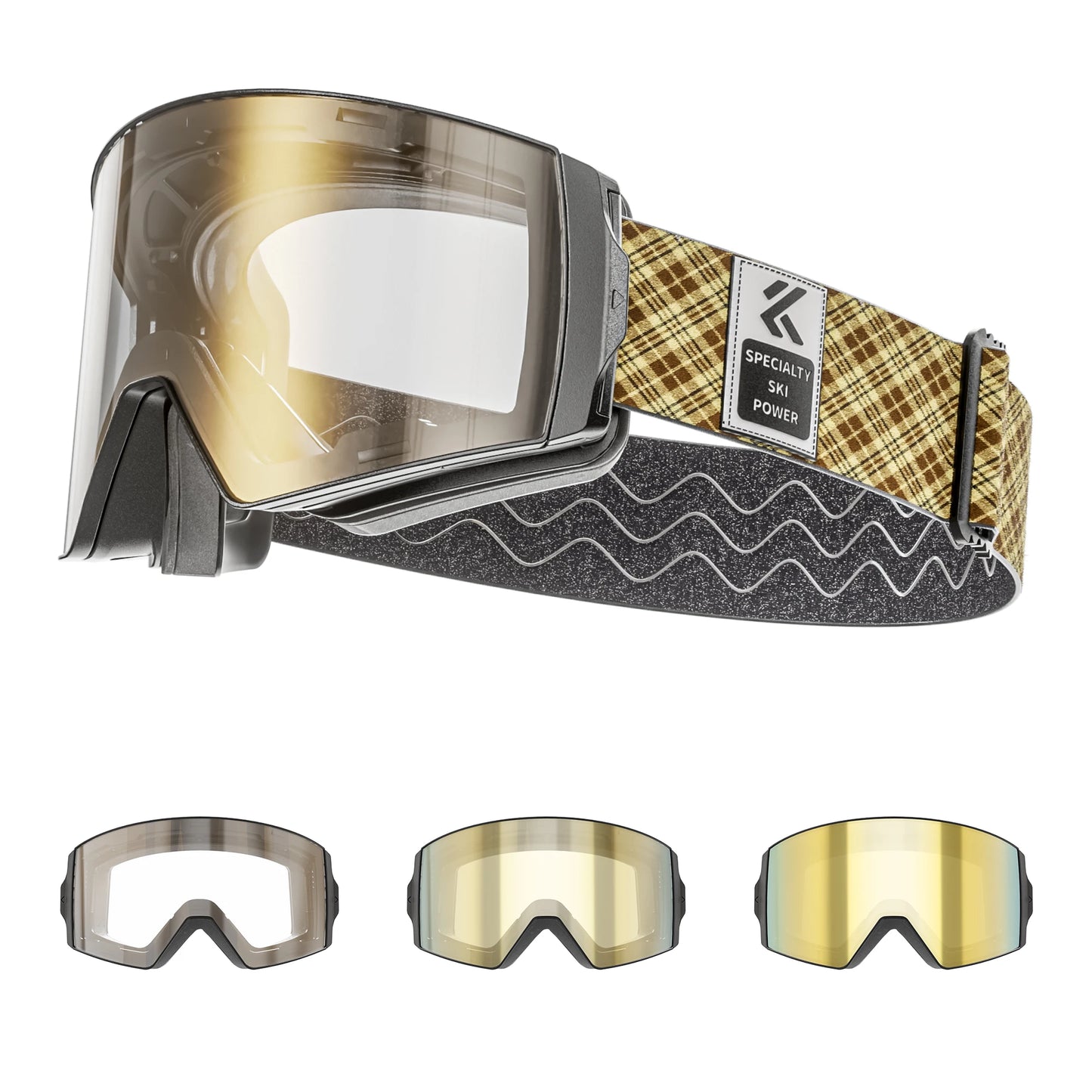 Kapvoe Photochromic Ski Goggles