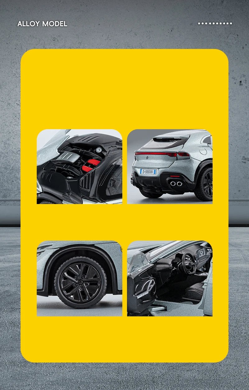 1:32 Purosangues FUV SUV Alloy Sports Car Model