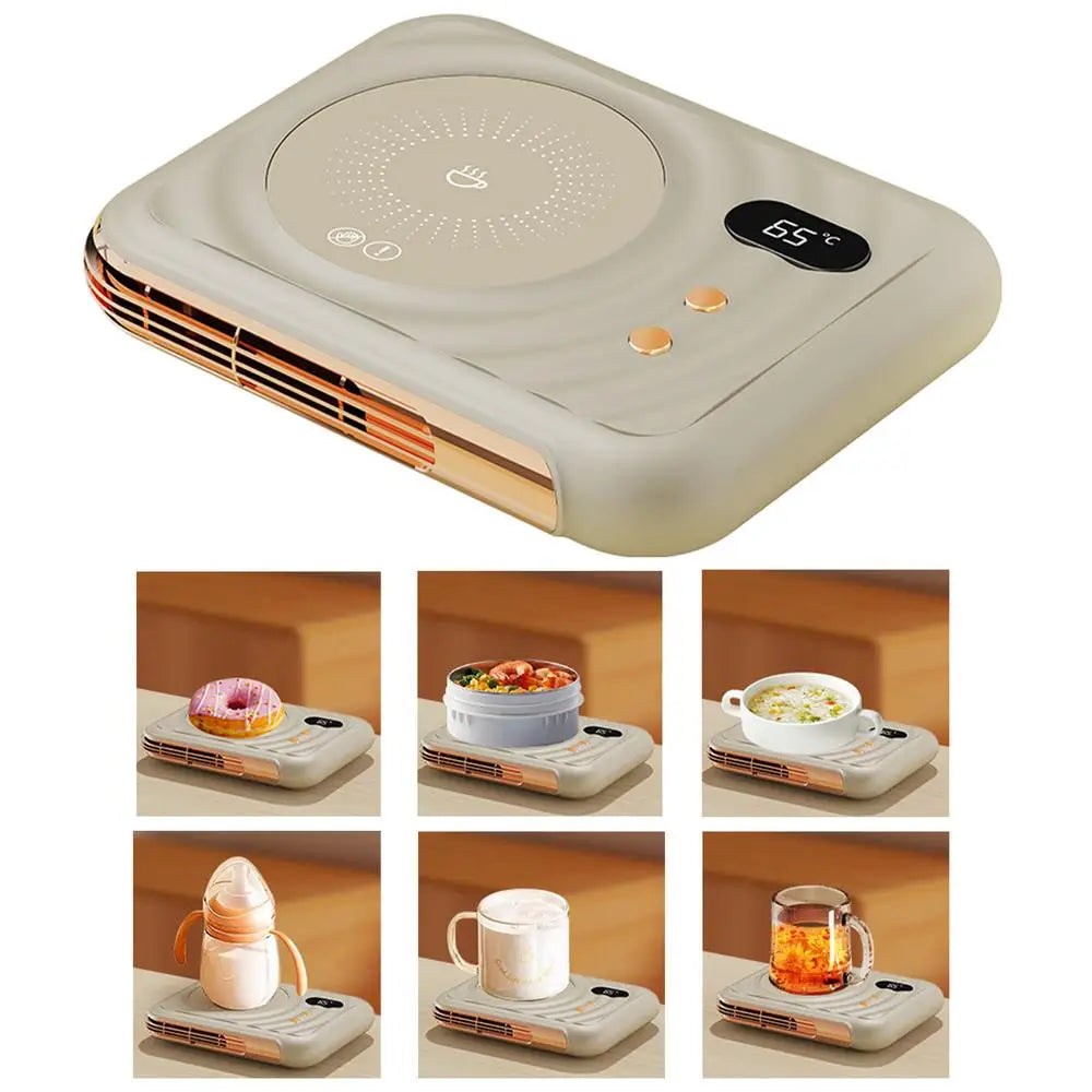 2 In 1 Electric Cup Warmer Desktop Heater