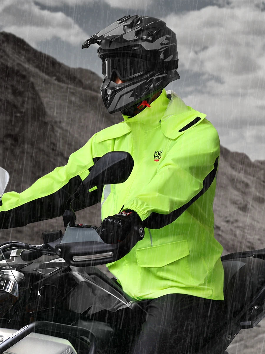 Summer Motorcycle Raincoat Rain Jacket Pants