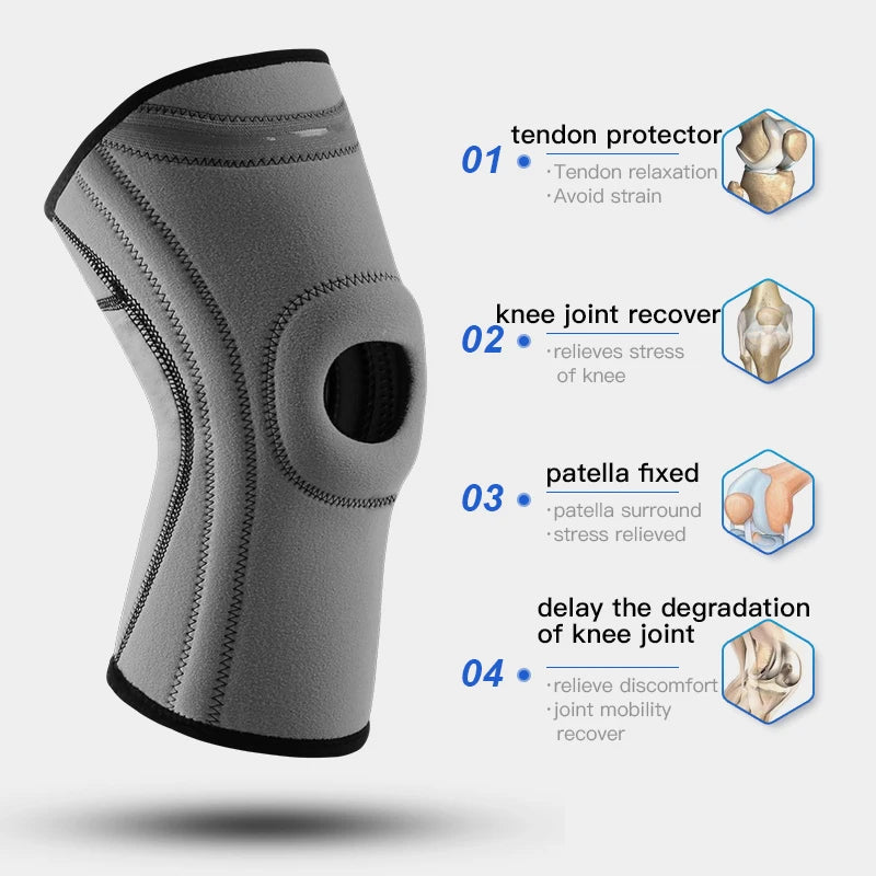 Hollow Sports Knee Brace Support Sleeve