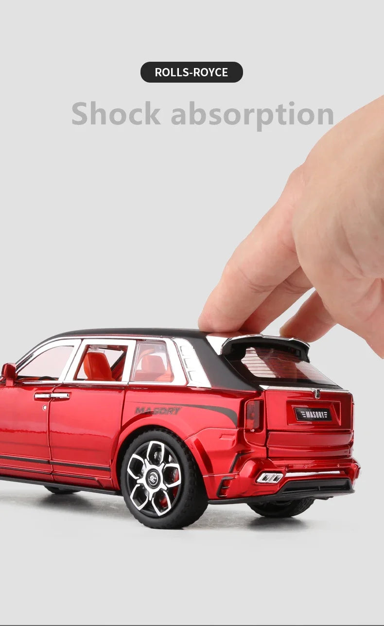 1:24 Rolls Royce Cullinan Masory SUV Alloy Luxy Car Model