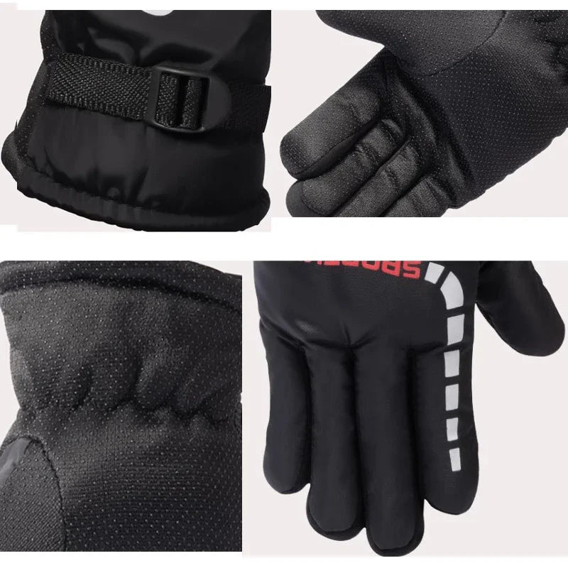 Outdoor Winter Warm Thermal Cycling Gloves Waterproof Antislip