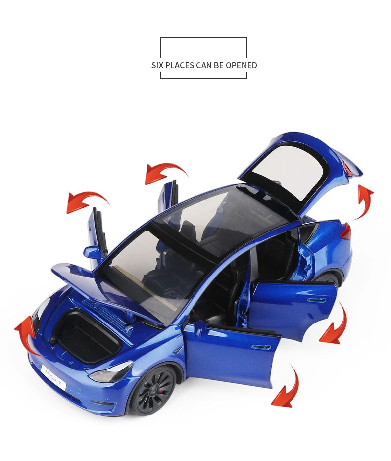1/24 Scale Model Y Diecast Alloy Toys Models Car