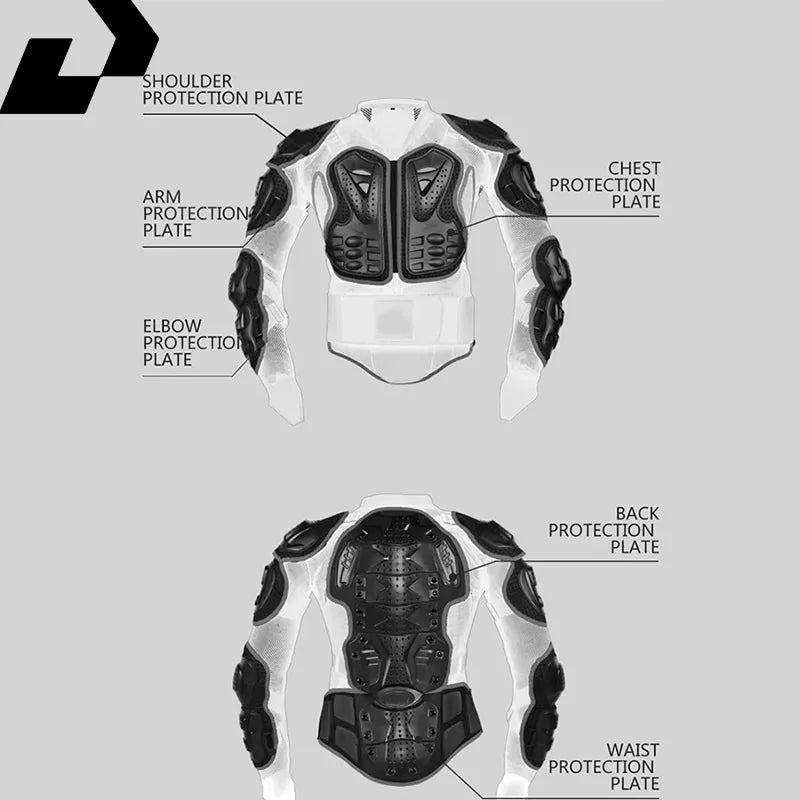 Uchoose Motocross Jacket Men Body Armor Motorcycle Armor