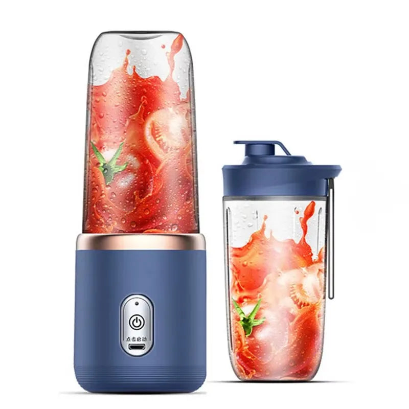 1pc handheld blender bottle 6 blades Multifunction juice blender