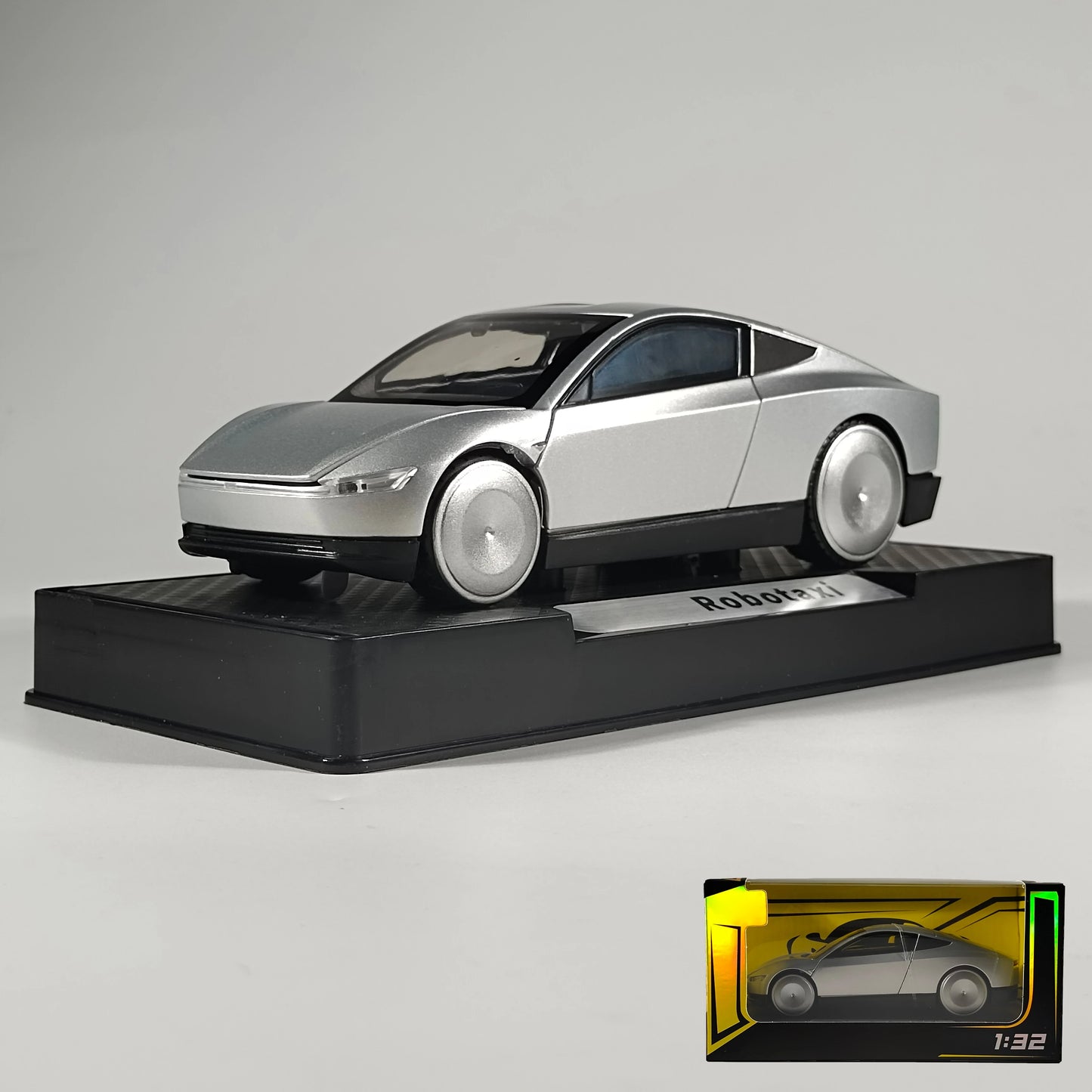 1:32 Cyber Robotaxi Driverless Taxi Alloy Metal Diecast Model
