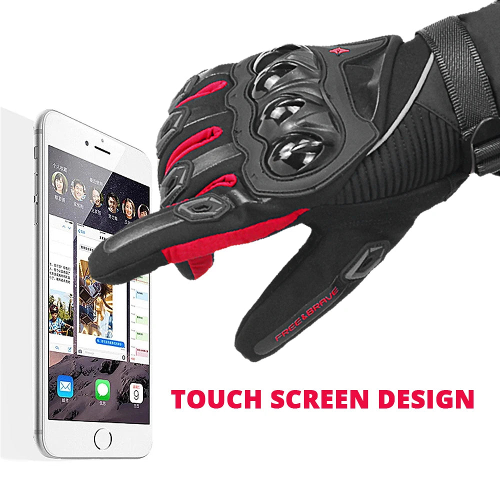 Motorcycle Gloves Windproof Waterproof Guantes Moto Men Motorbike Riding Gloves