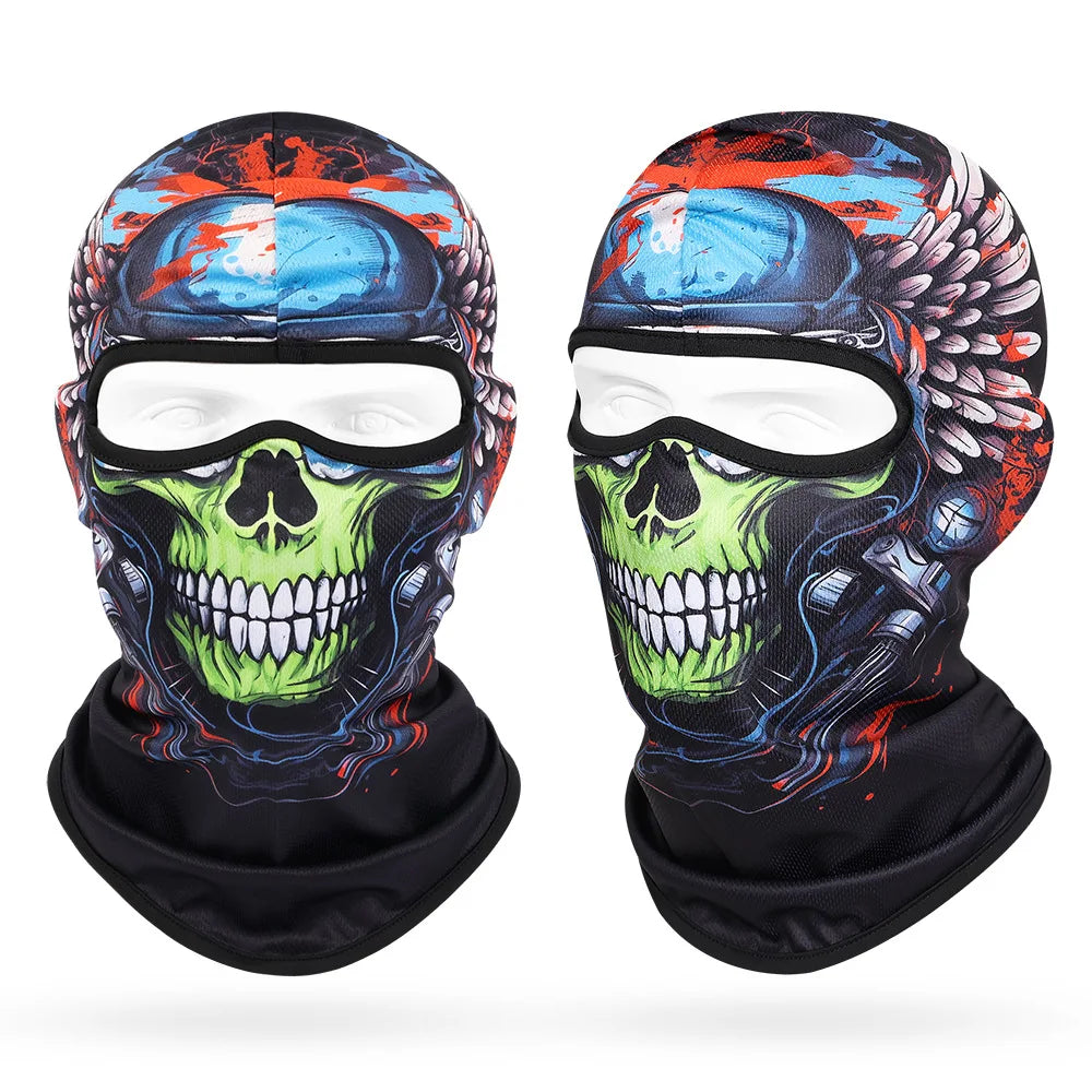 Multifunctional Outdoor Men Balaclava Skull Masks
