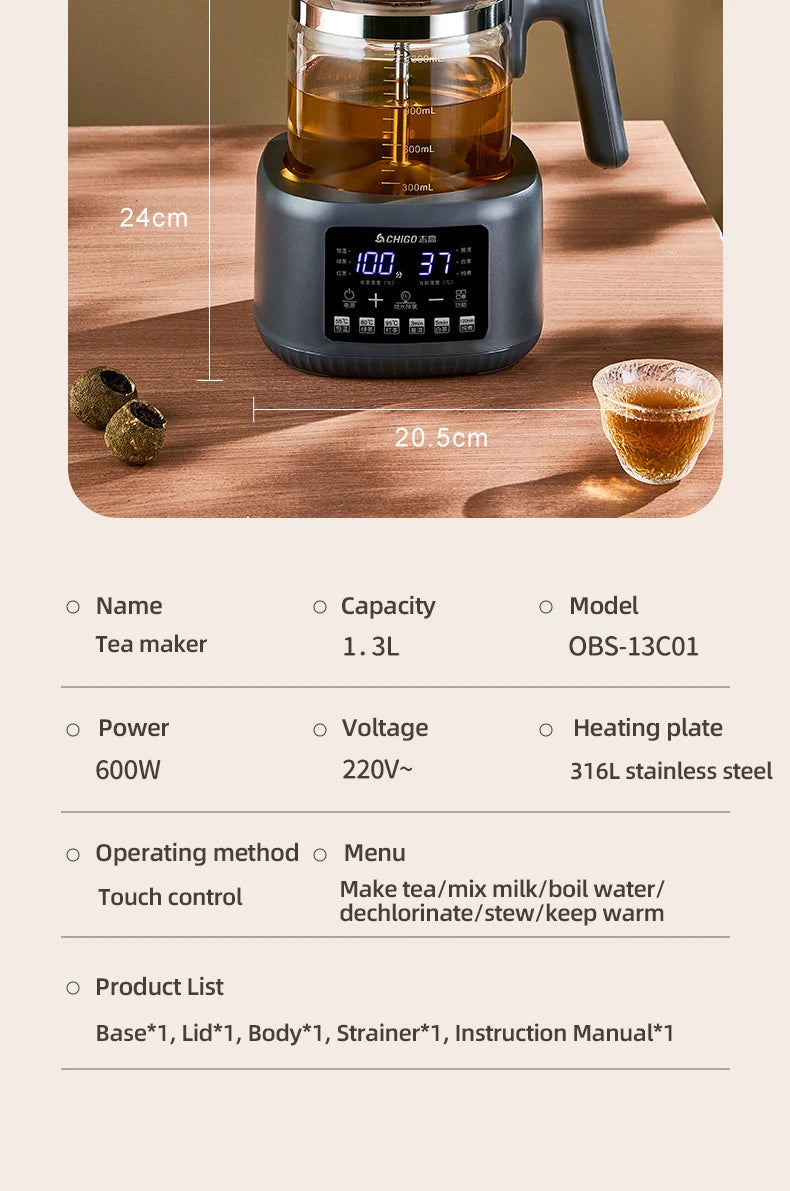 1300ml Steam Spray Tea Kettle