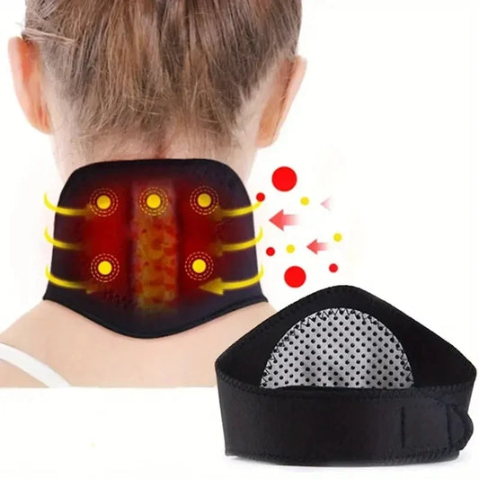 Self-Heating Magnetic Neck Support Brace