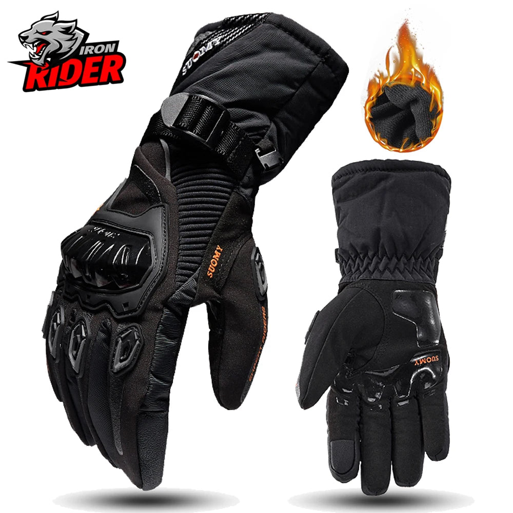Motorcycle Gloves Windproof Waterproof Guantes Moto Men Motorbike Riding Gloves