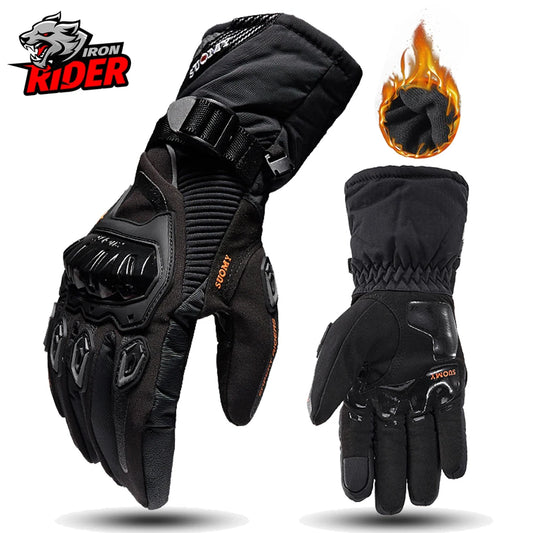 Motorcycle Gloves Windproof Waterproof Guantes Moto Men Motorbike Riding Gloves