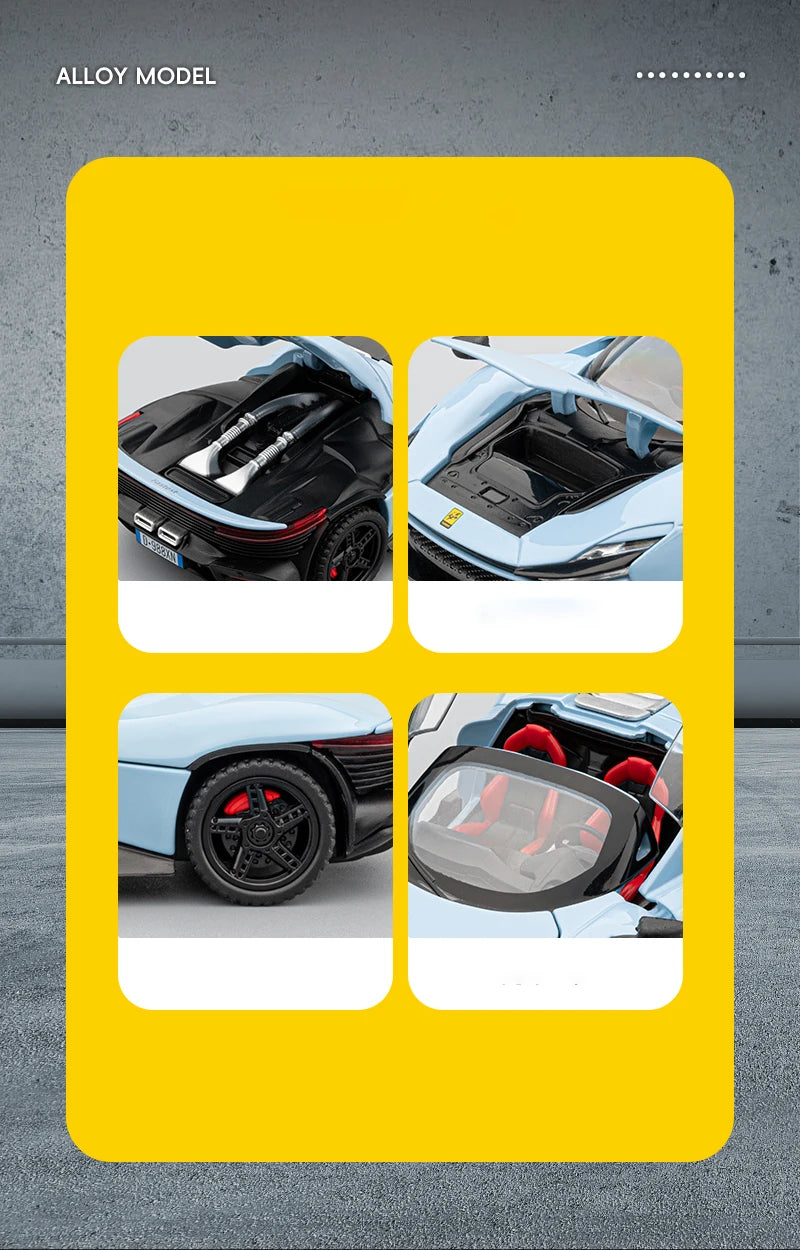 1:32 SP3 Daytona Alloy Sports Car Model