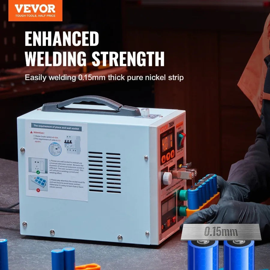 Battery Spot Welder 788H Pulse Spot Welder Battery Charger