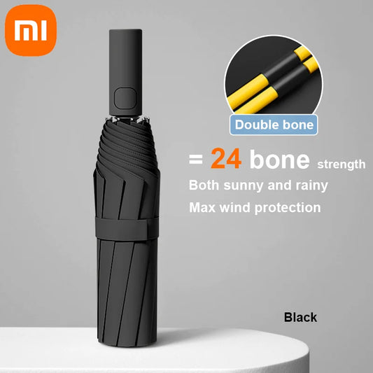Xiaomi 24 Bone solid color automatic Umbrella