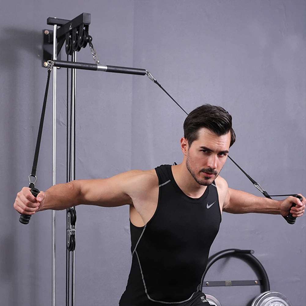 Tricep Rope Straight Bar Cable Machine Lat