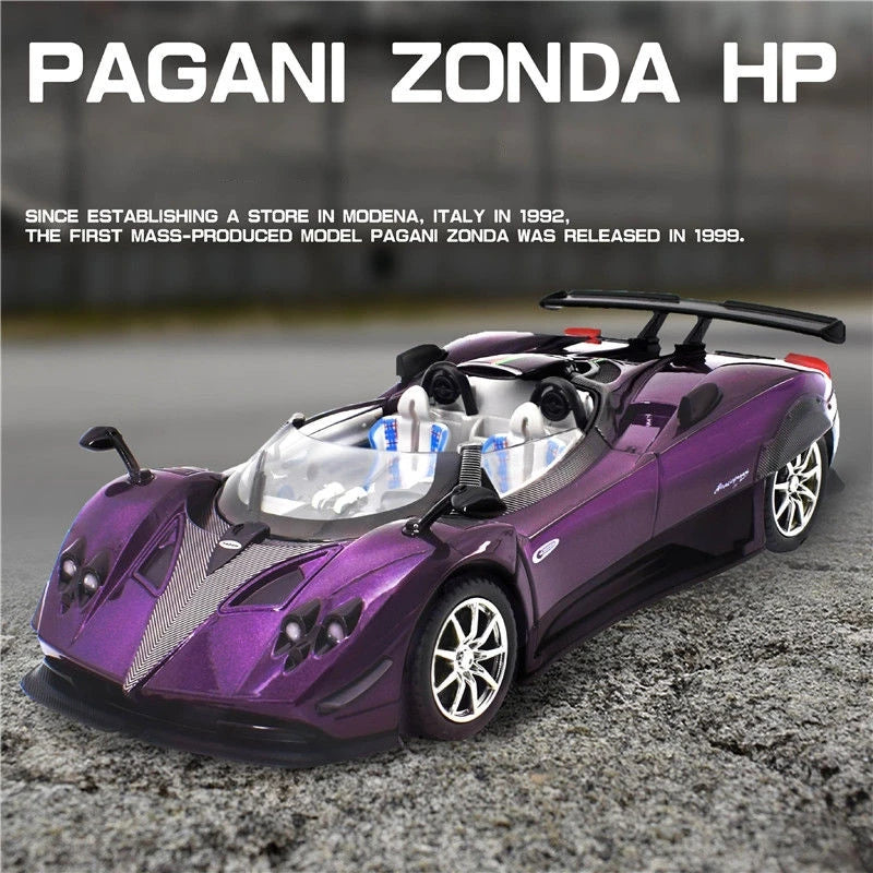 1:24 Pagani Zonda HP Barchetta Supercar Alloy Car Model
