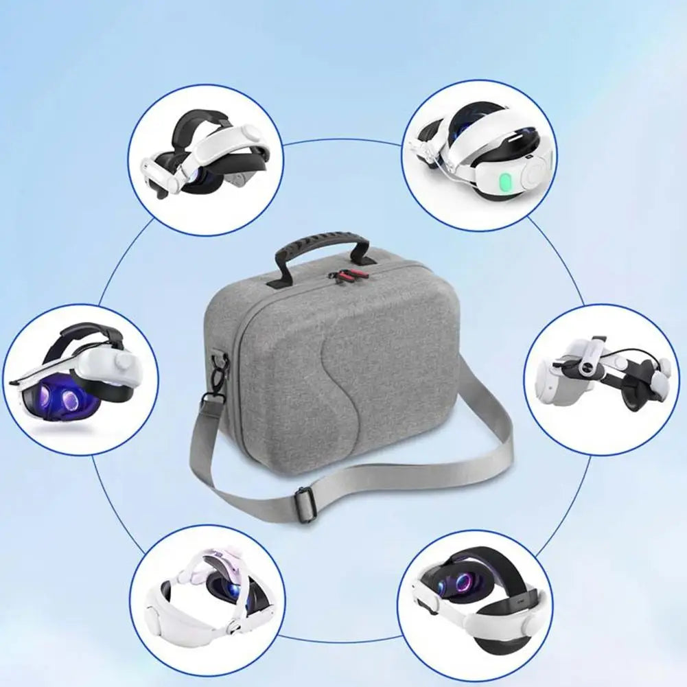 Carrying Case For BOBOVR M3 Pro BOBOVR S3 Pro Meta Quest 3 Kiwi Elite Head Strap
