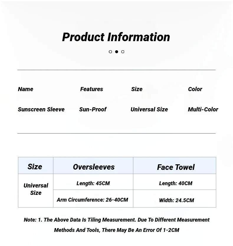 2PCS Summer Fashio Sunscreen Ice Silk Sleeve UV Sun Protection