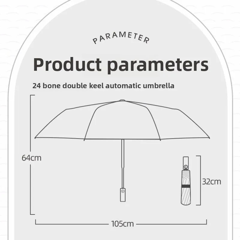 24 Bone Automatic Umbrella