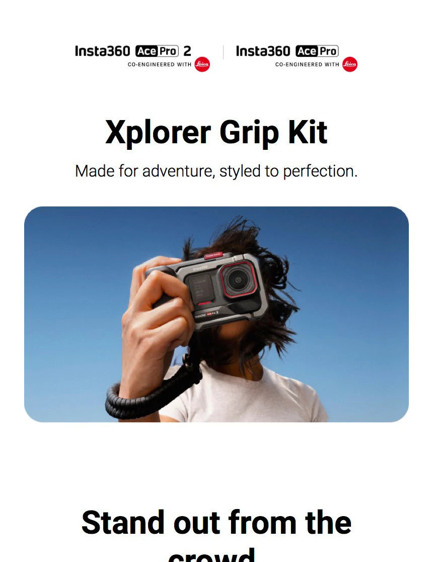 Insta360 Ace Pro 2 / Insta360 Ace Pro Xplorer Grip Kit Camera