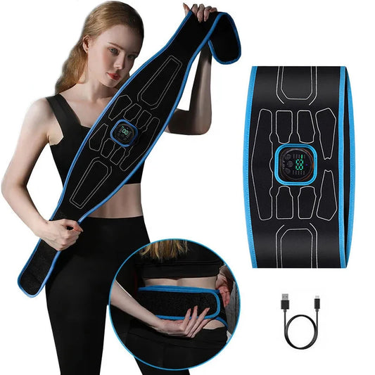 Electric Muscle Stimulation Muscle Toner EMS Abdominal Toning Belt