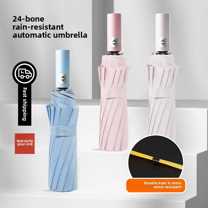 24 Bone Automatic Umbrella